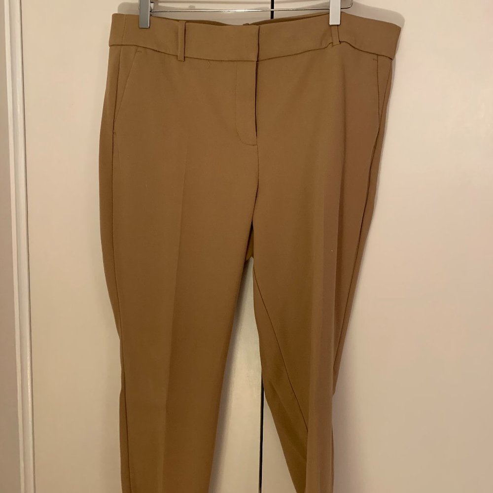 JCrew 365 High Rise Cameron Pants, SZ 16, Camel